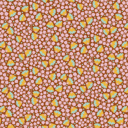 Tilda Patchwork Stoff Baumwolle - Wallflower - Bellflower Mulberry